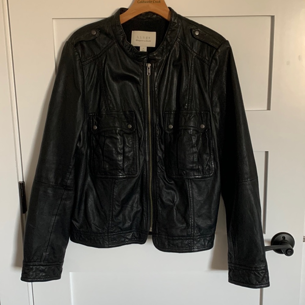 Hinge Leather Jacket
